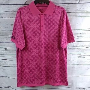 Mens Slazenger Pink Printed Active Shirt Large